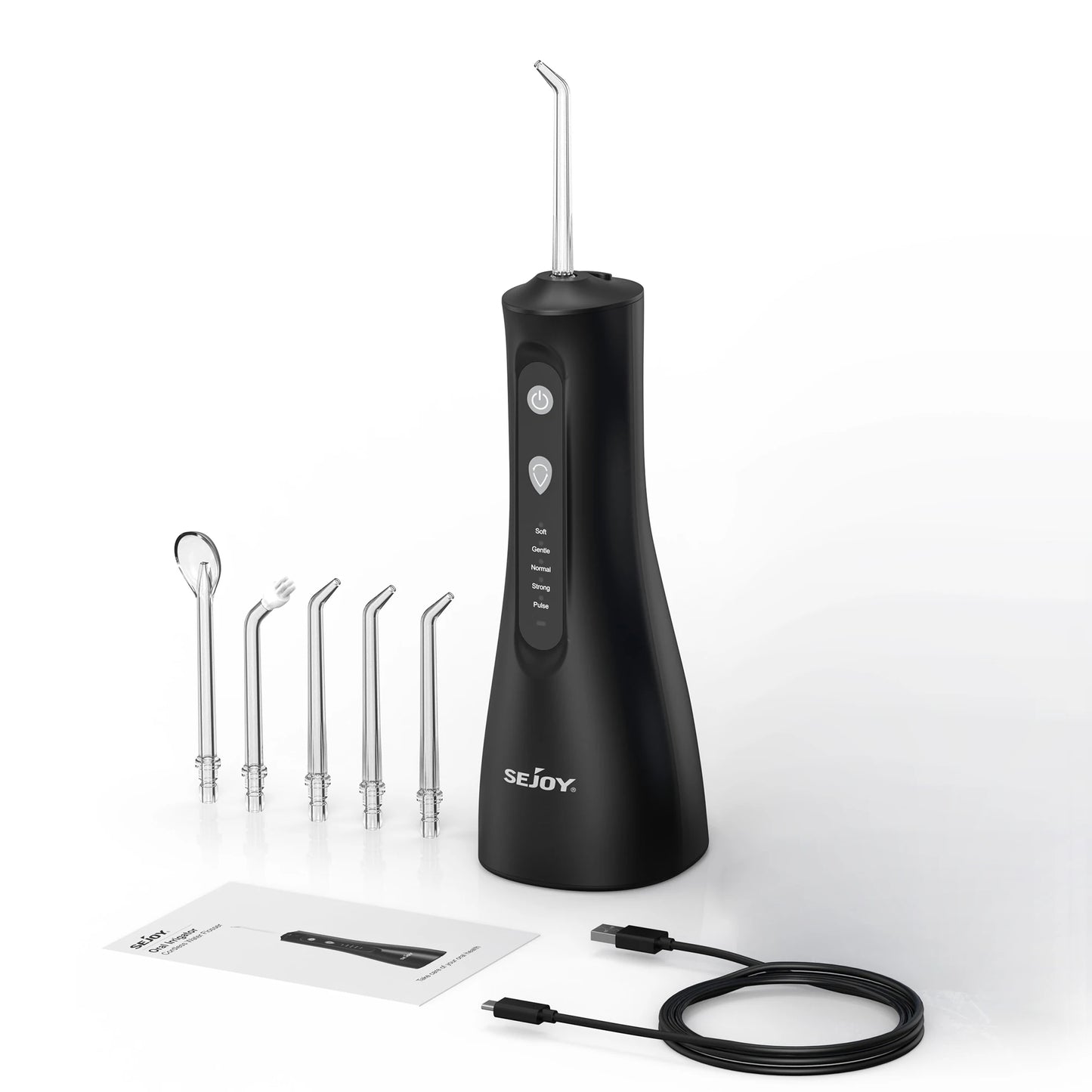 SEJOY Water Flosser Irrigator With Five Modes And Eight Tips