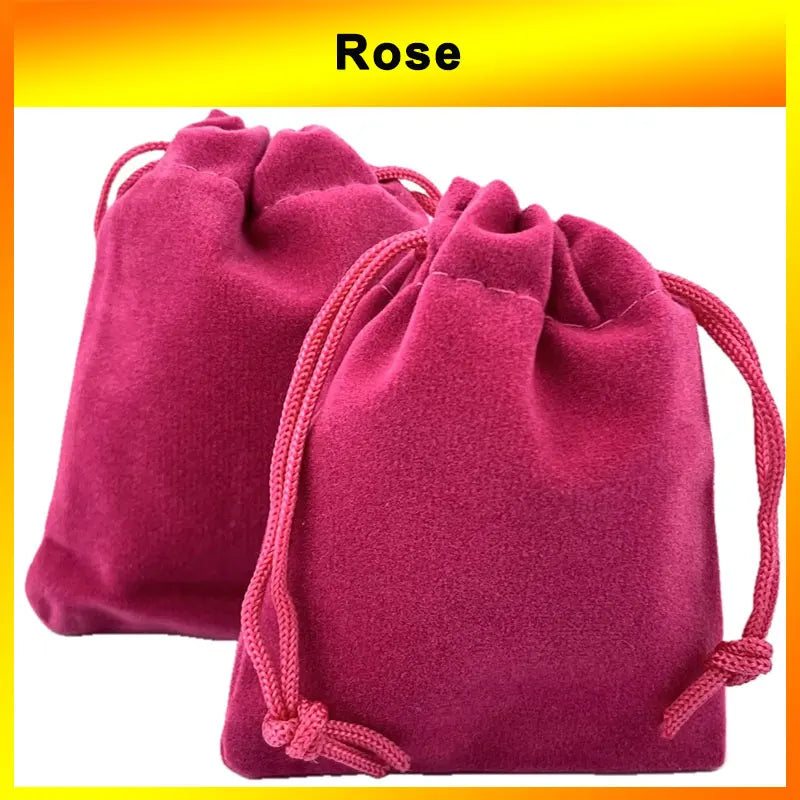 5/10Pcs Velvet Drawstring Bags Cloth Gift Bag Velvet Storage Pouch Velour Favors For Jewelry Wedding Party Candy Bag 5x7-15x20cm
