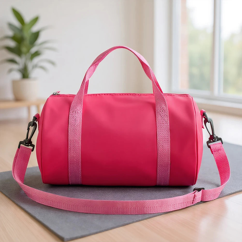Ballerina Bag Solid Color Small Duffle Bag Lightweight Dance Jazz Storage Bag for Fitness Workout Travel Dance Ballet Swim