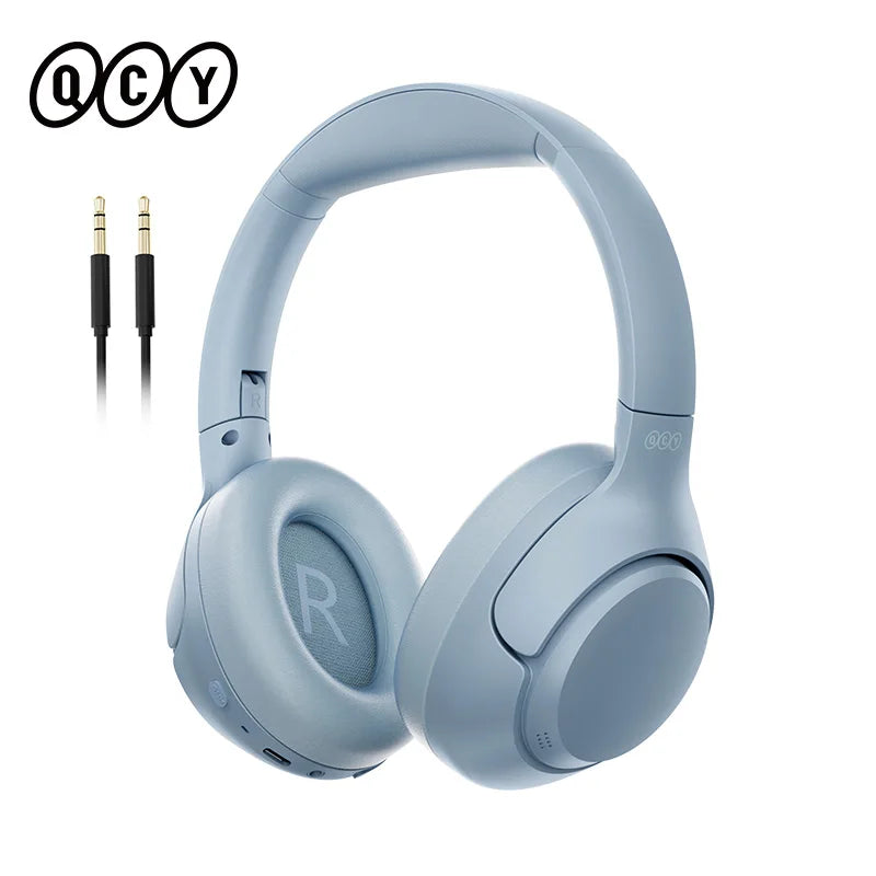 QCY H3 Wireless Headphones Hybrid Active Noise Cancellation Bluetooth 5.4