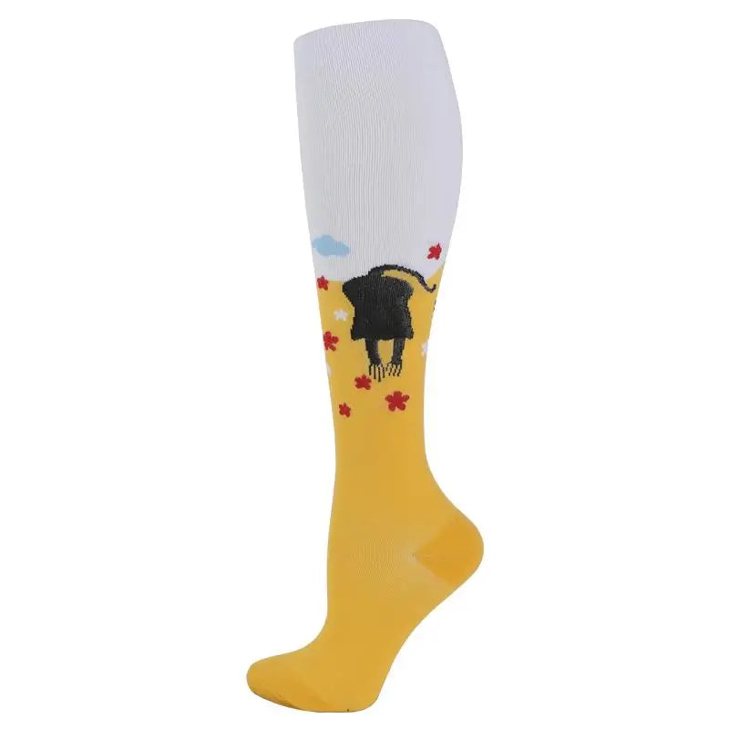 Unisex Breathable Compression Socks for Running and Everyday Wear