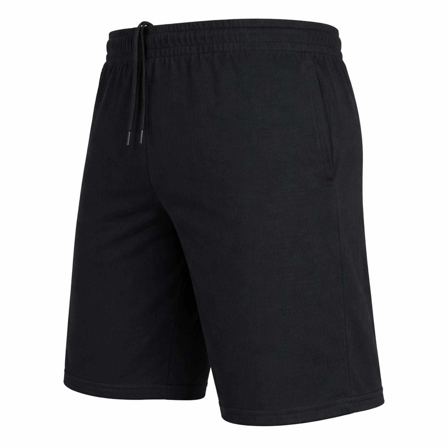 Men's Cotton Blend Lounge Shorts, Casual Comfort For Summer