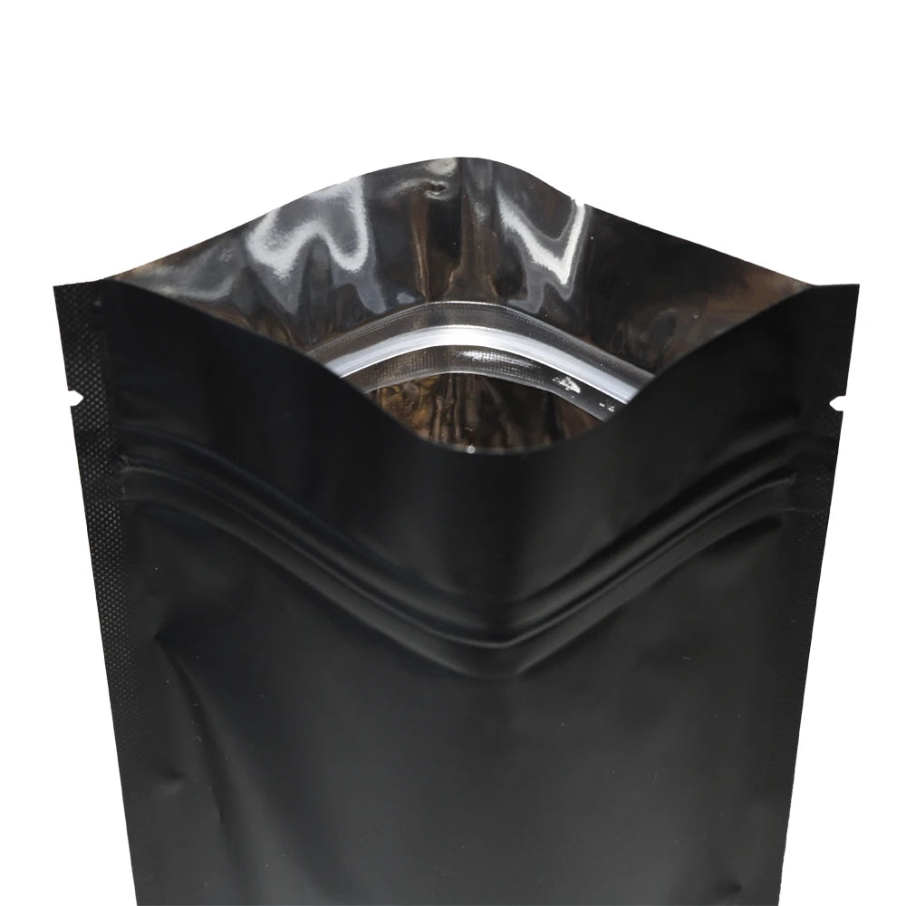 VoluPack 100 Stand Up Mylar Bags Resealable Aluminum Pouches