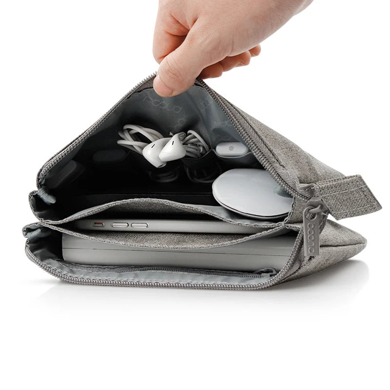 Oxford Cable Storage Bag Travel Electronics Organizer Gadget Bag Multi-Function For Power Bank iphone Earphone Wire USB Charger