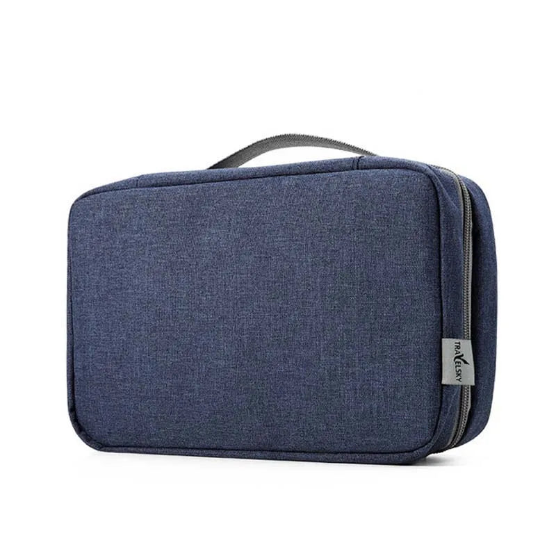 Waterproof Nylon Travel Organizer Bag Unisex Women Cosmetic Bag Hanging Travel Makeup Bags Washing Toiletry Kits Storage Bags