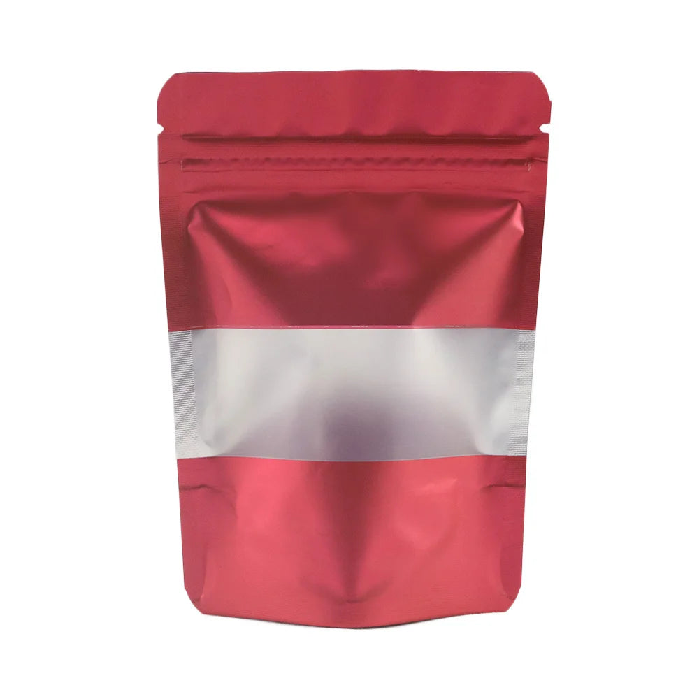 Reclosable Zip Lock Bags Kitchen Organizer Bags Stand Up Biscuits Pouches Eco Aluminum Foil Mylar Plastic Bags With Clear Window