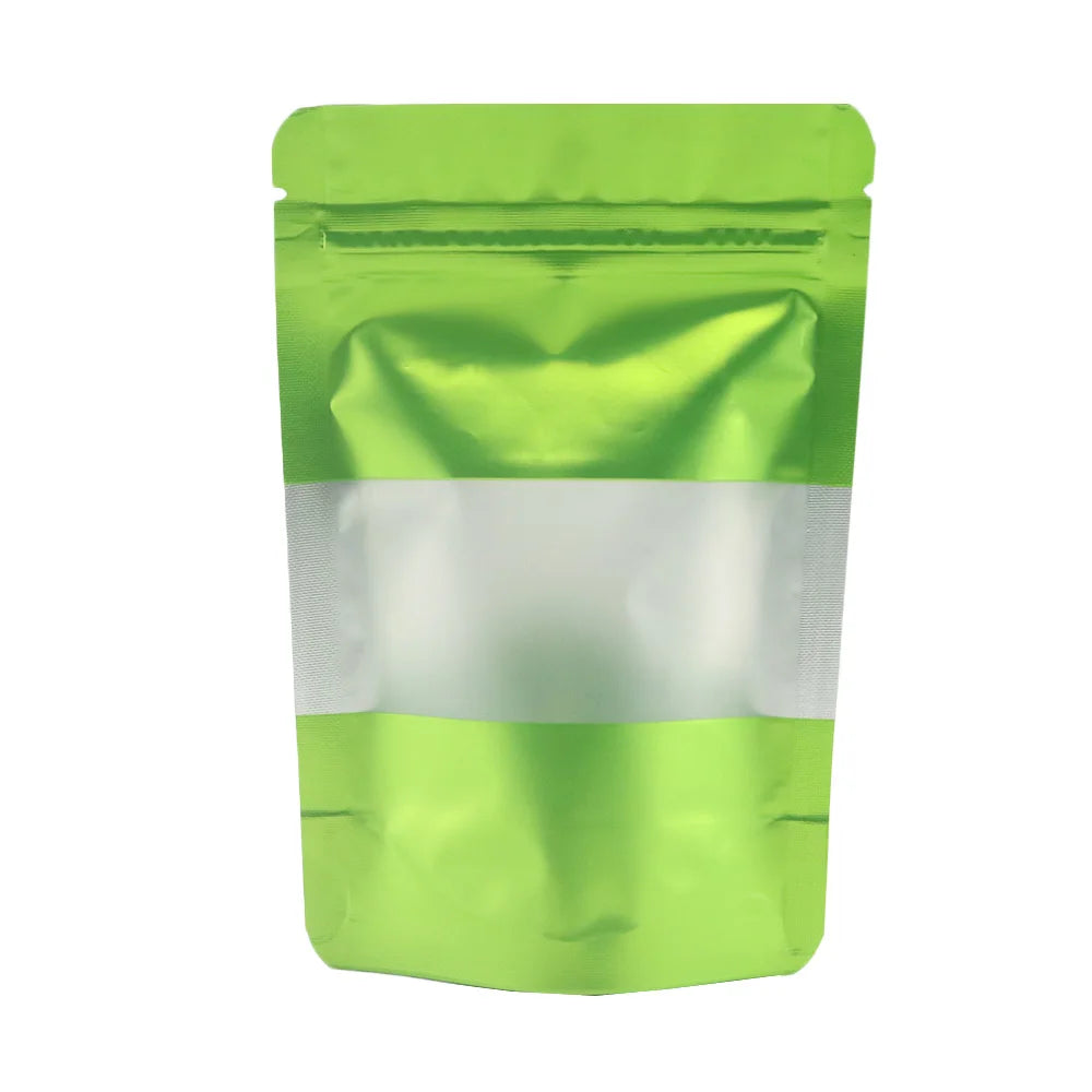 Reclosable Zip Lock Bags Kitchen Organizer Bags Stand Up Biscuits Pouches Eco Aluminum Foil Mylar Plastic Bags With Clear Window