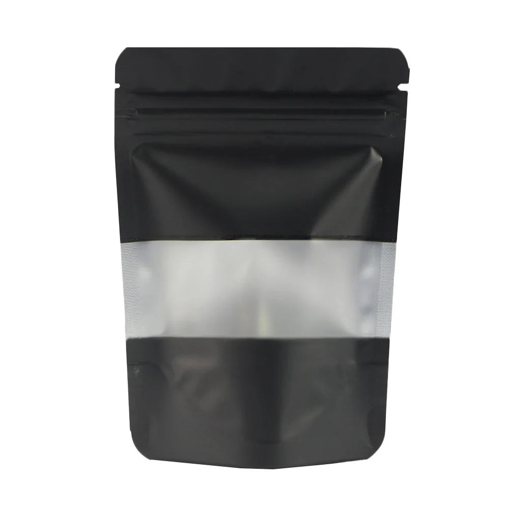 Reclosable Zip Lock Bags Kitchen Organizer Bags Stand Up Biscuits Pouches Eco Aluminum Foil Mylar Plastic Bags With Clear Window