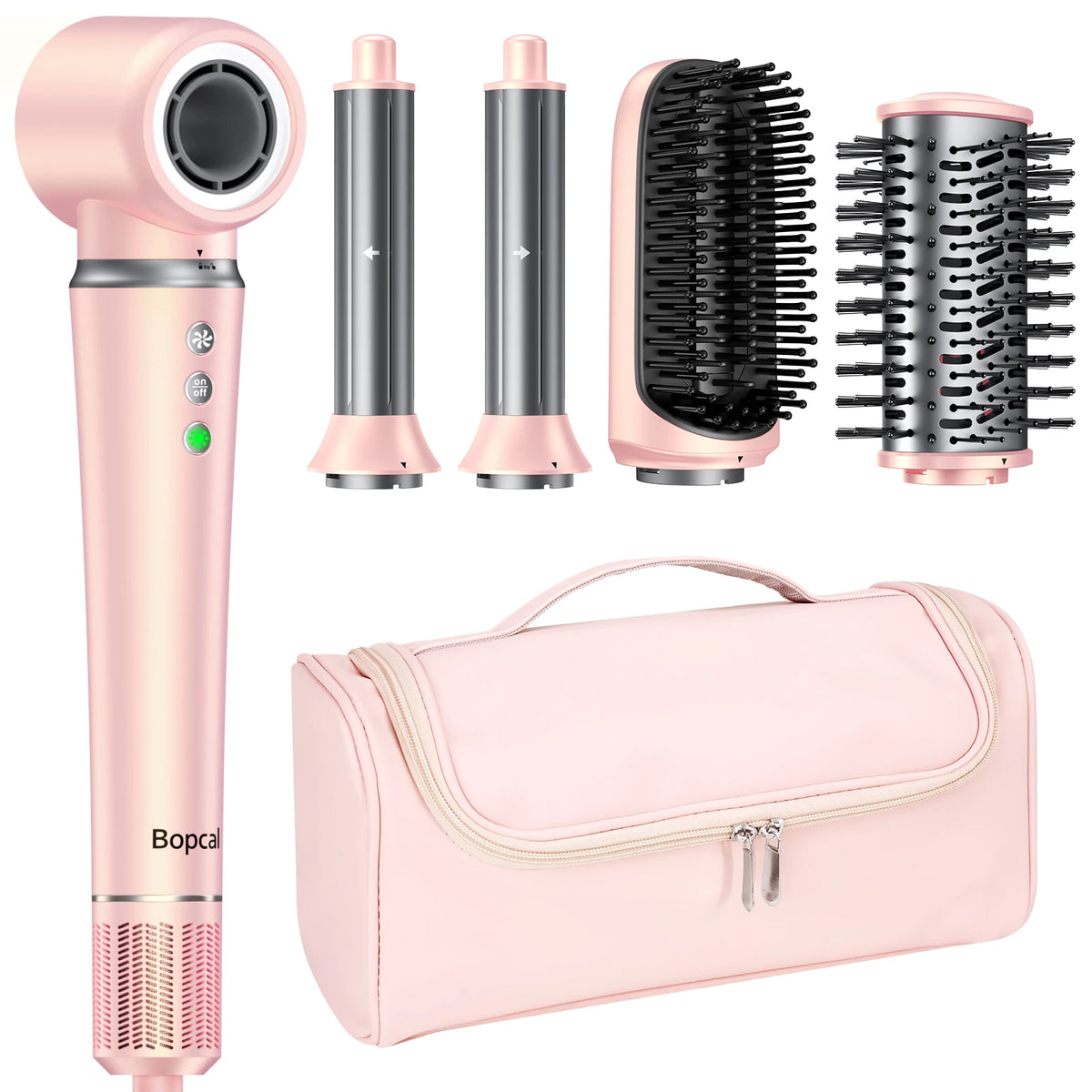 Lysmoski 5 In 1 Ceramic Hot Air Hair Dryer Advanced