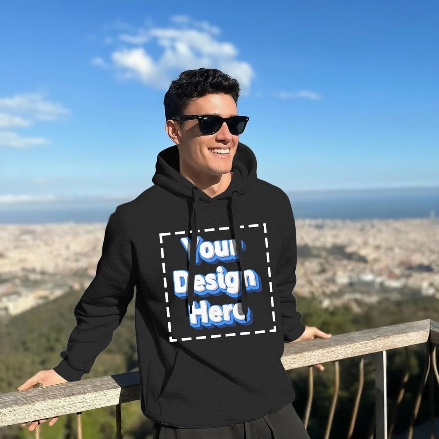 Personalized Hoodie with Name/Logo/Photo - Because Gift for Best Friend Family