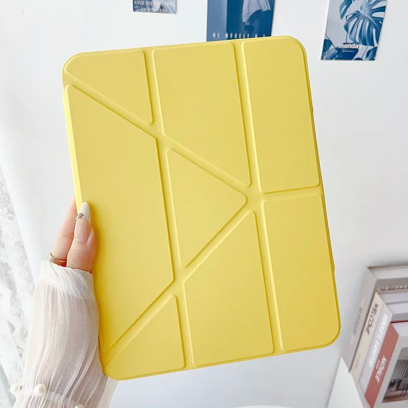 For Samsung Galaxy tab S10 Lite S9 FE 10.9 A9 PLUS 11 Smart Cover tab S7 fe S8 S10 PLUS 12.4 13.1 With Y-Shaped Fold Clasp Funda