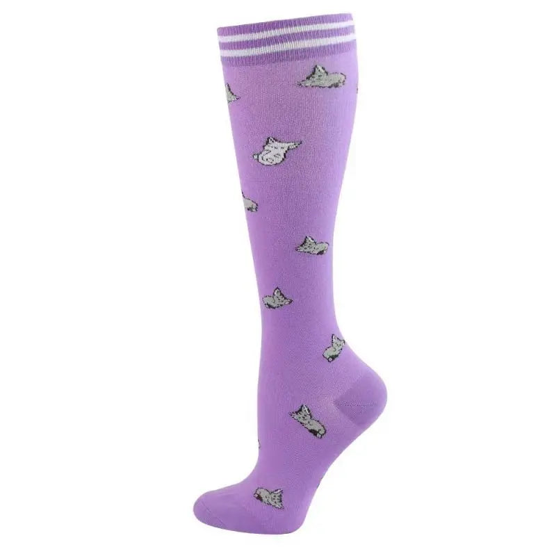 Unisex Breathable Compression Socks for Running and Everyday Wear