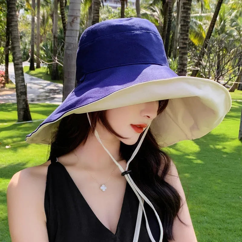 Wide Brim UPF 50 Sun Hat For Women Travel Protection