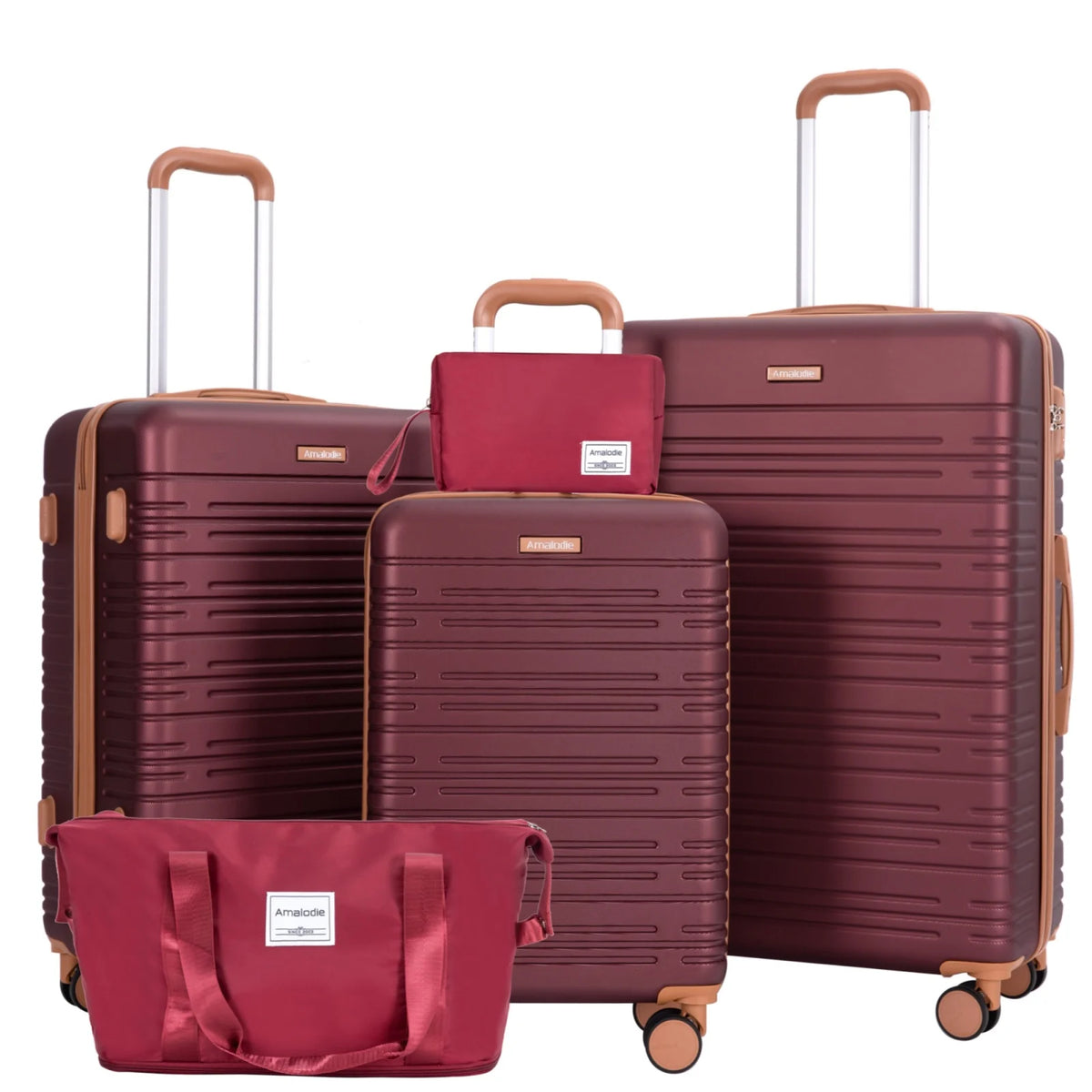 Travelhouse ABS Hard Case Spinner Luggage Set With TSA Lock