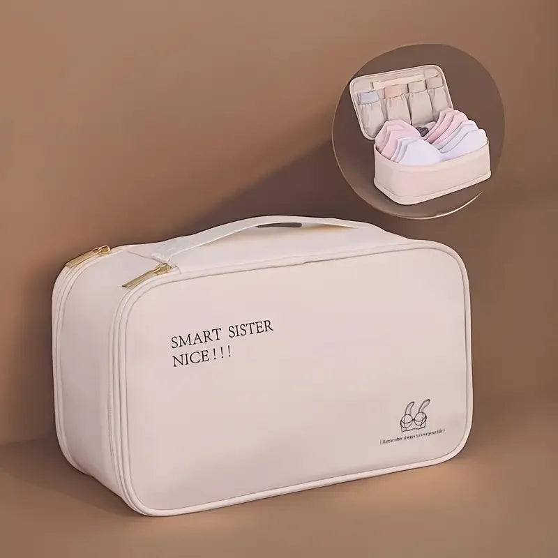 Waterproof Double Layer Travel Underwear Storage Bag