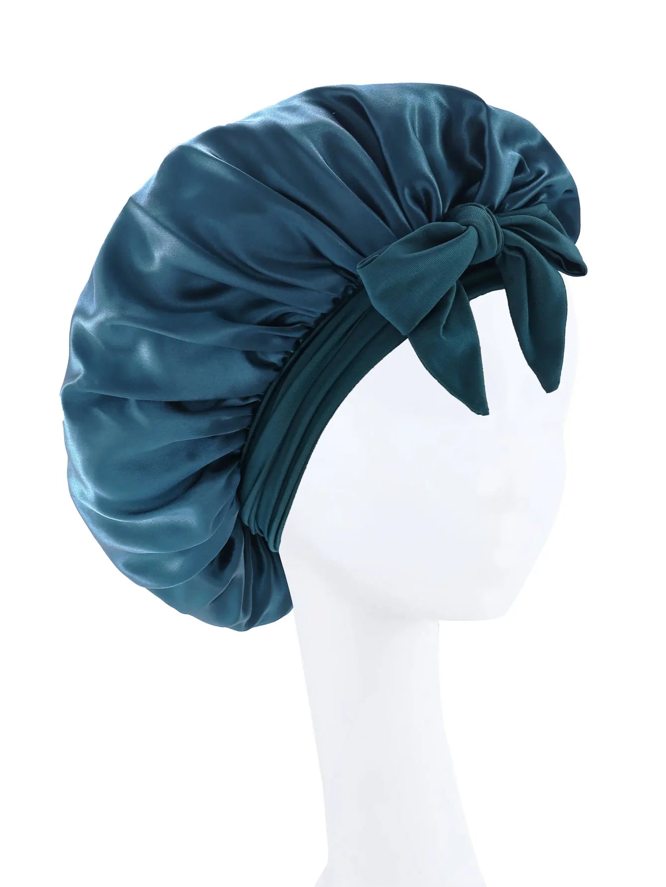 New Silky Bonnet For Sleeping Women Satin Bonnet Hair Bonnet Night Sleep Cap Scarf Wrap For Curly Hair Tie Band For CurlyHat