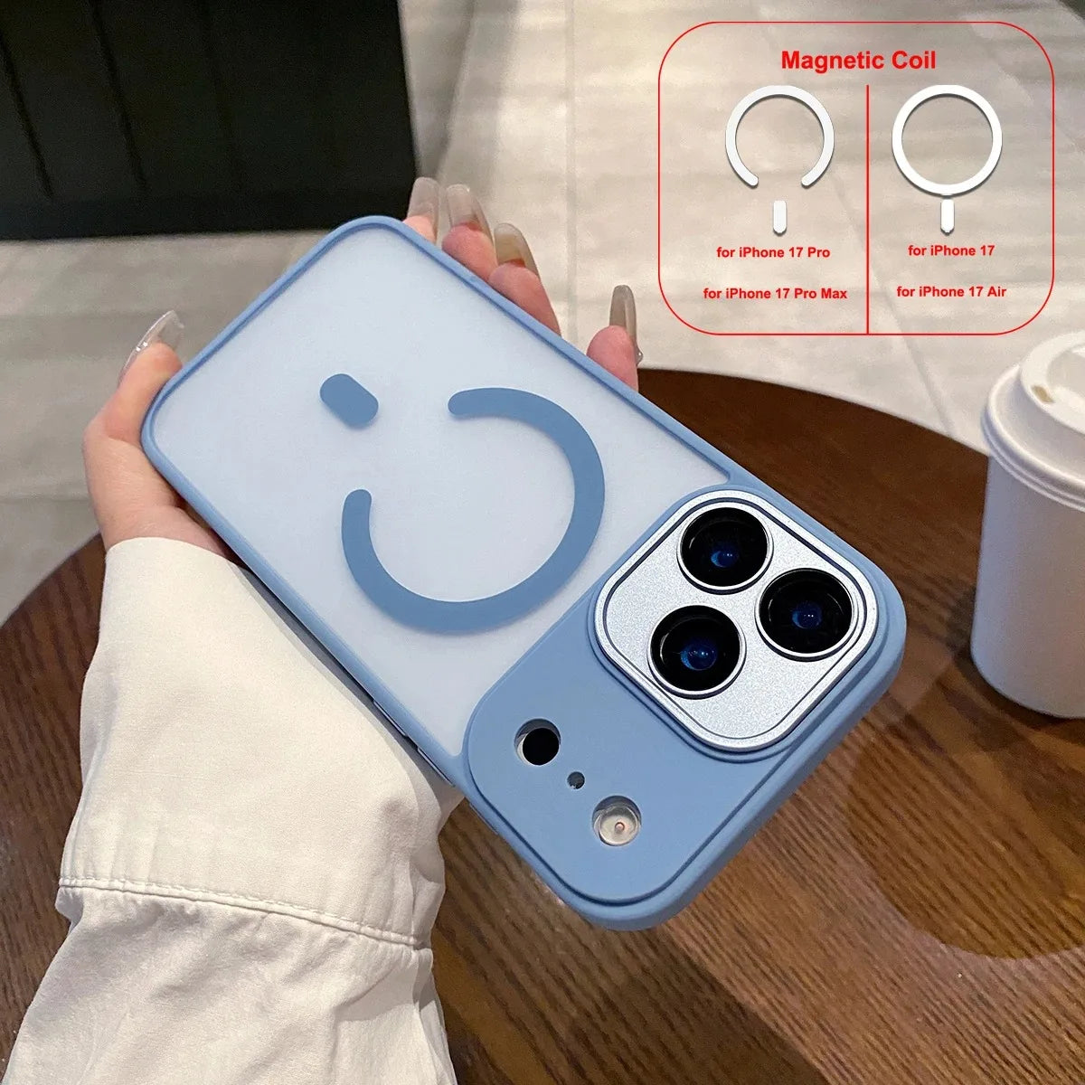 LICOERS Magnetic Case For iPhone 17 Pro Max Shockproof