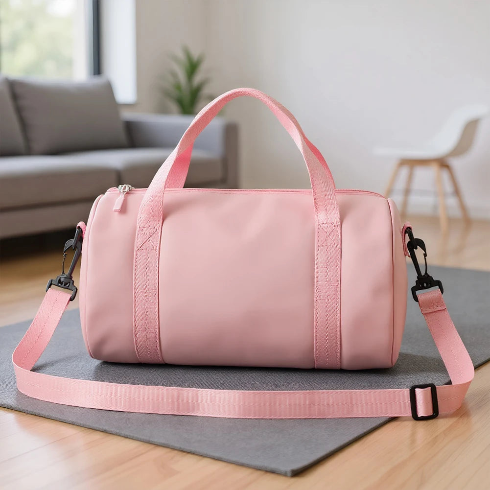 Ballerina Bag Solid Color Small Duffle Bag Lightweight Dance Jazz Storage Bag for Fitness Workout Travel Dance Ballet Swim