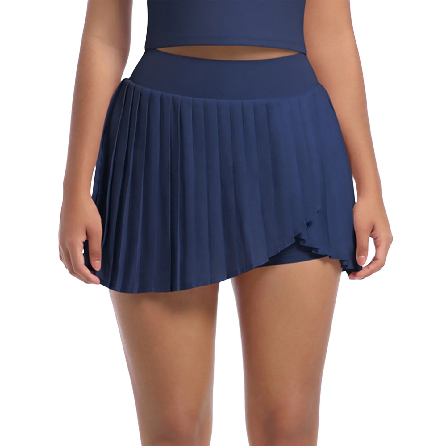 Women Athletic Golf Skort with Pocket Tennis Skirt with Pockets Running Workout High Waist Skirt A Line Pickleball Golf Skort