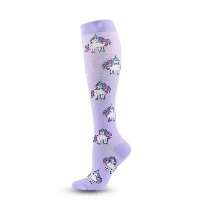 Unisex Breathable Compression Socks for Running and Everyday Wear