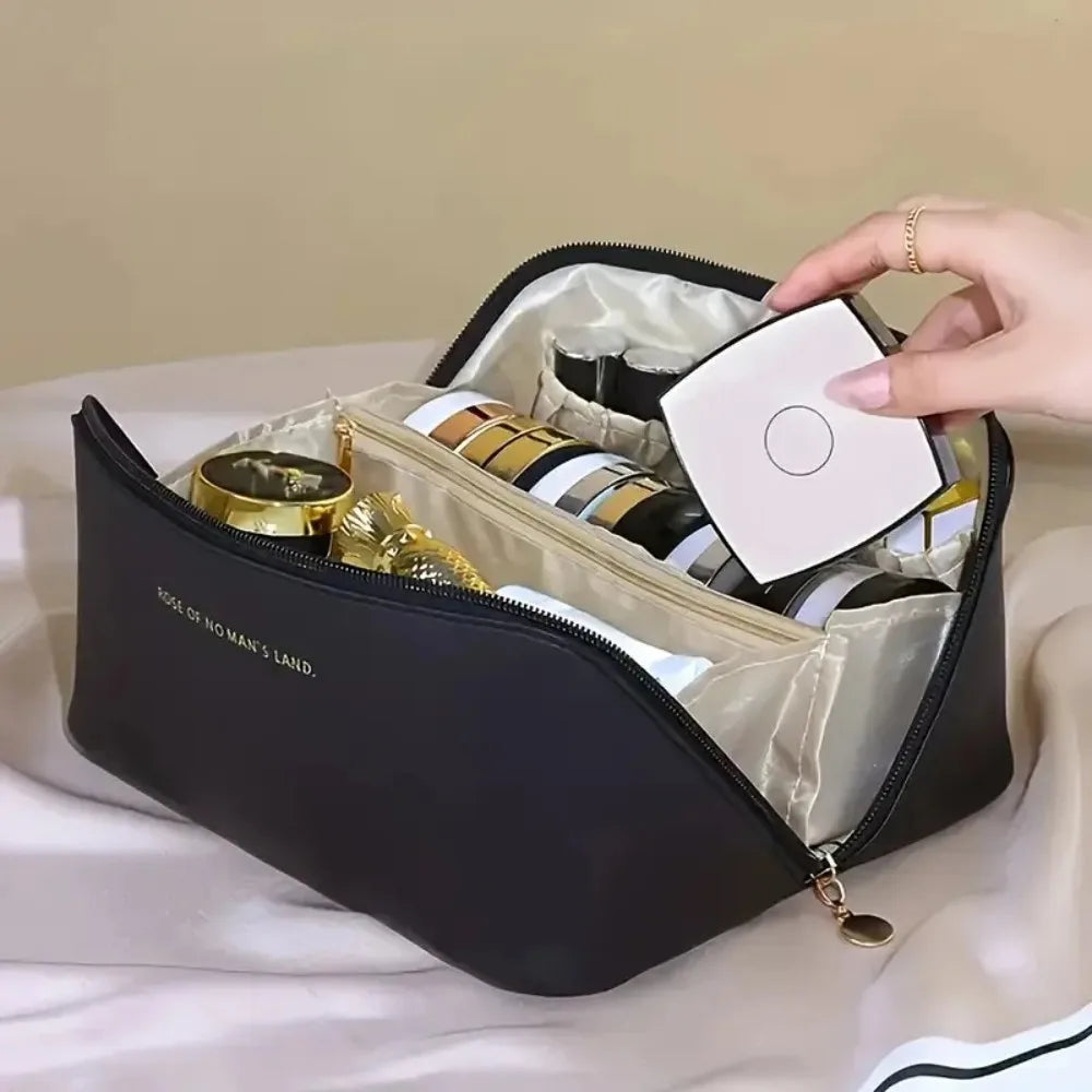 Luxury Women Makeup Organizer Toiletry Bag Travel Storage Zipper Case