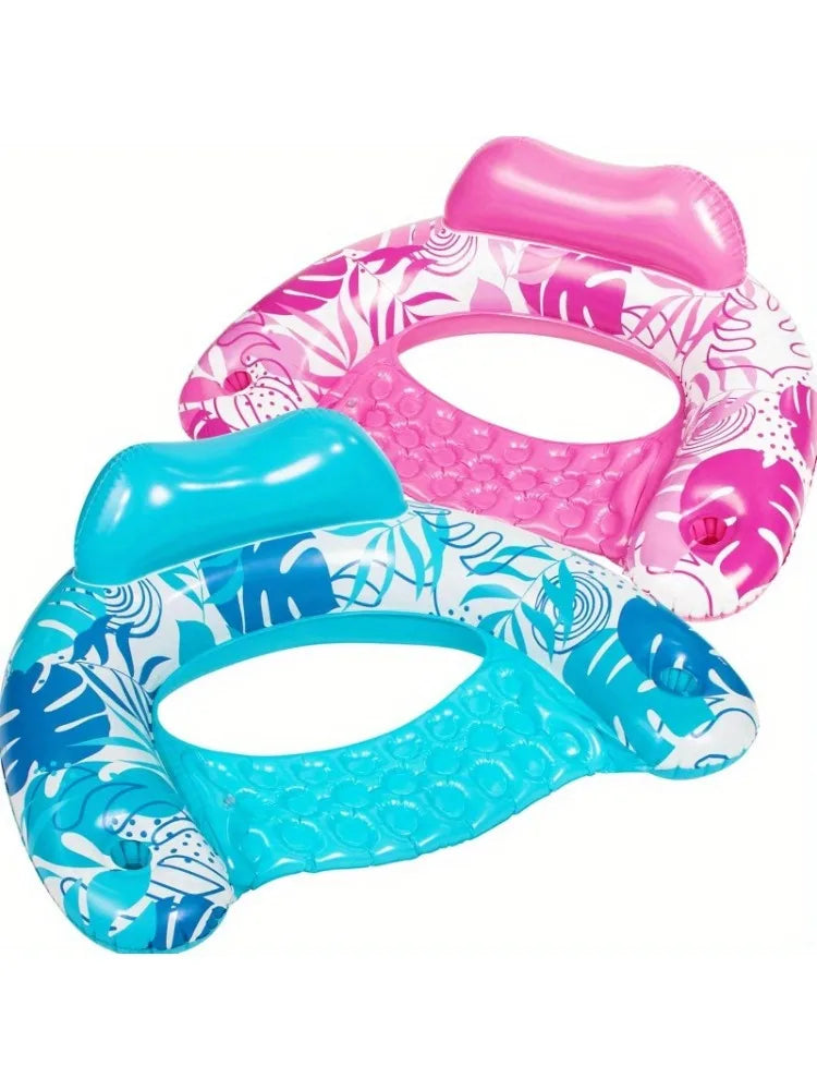 JOYFY Inflatable Pool Chair Float Hammock Compact Beach Summer Fun
