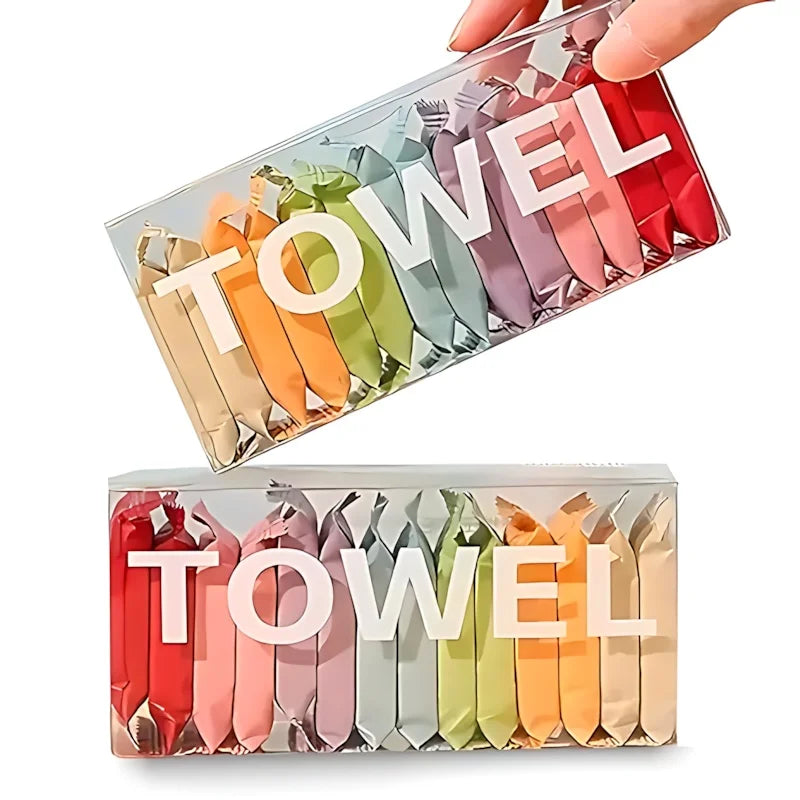 Pure Cotton Disposable Facial Towels Soft Portable For Business Travel