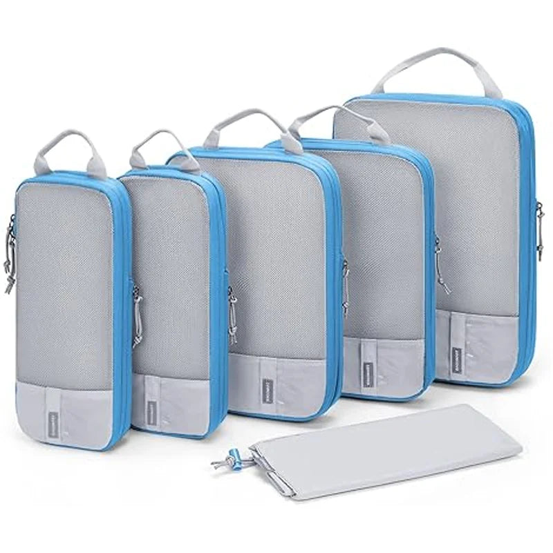 BAGSMART Compression Packing Cubes for Travel and Luggage Organization