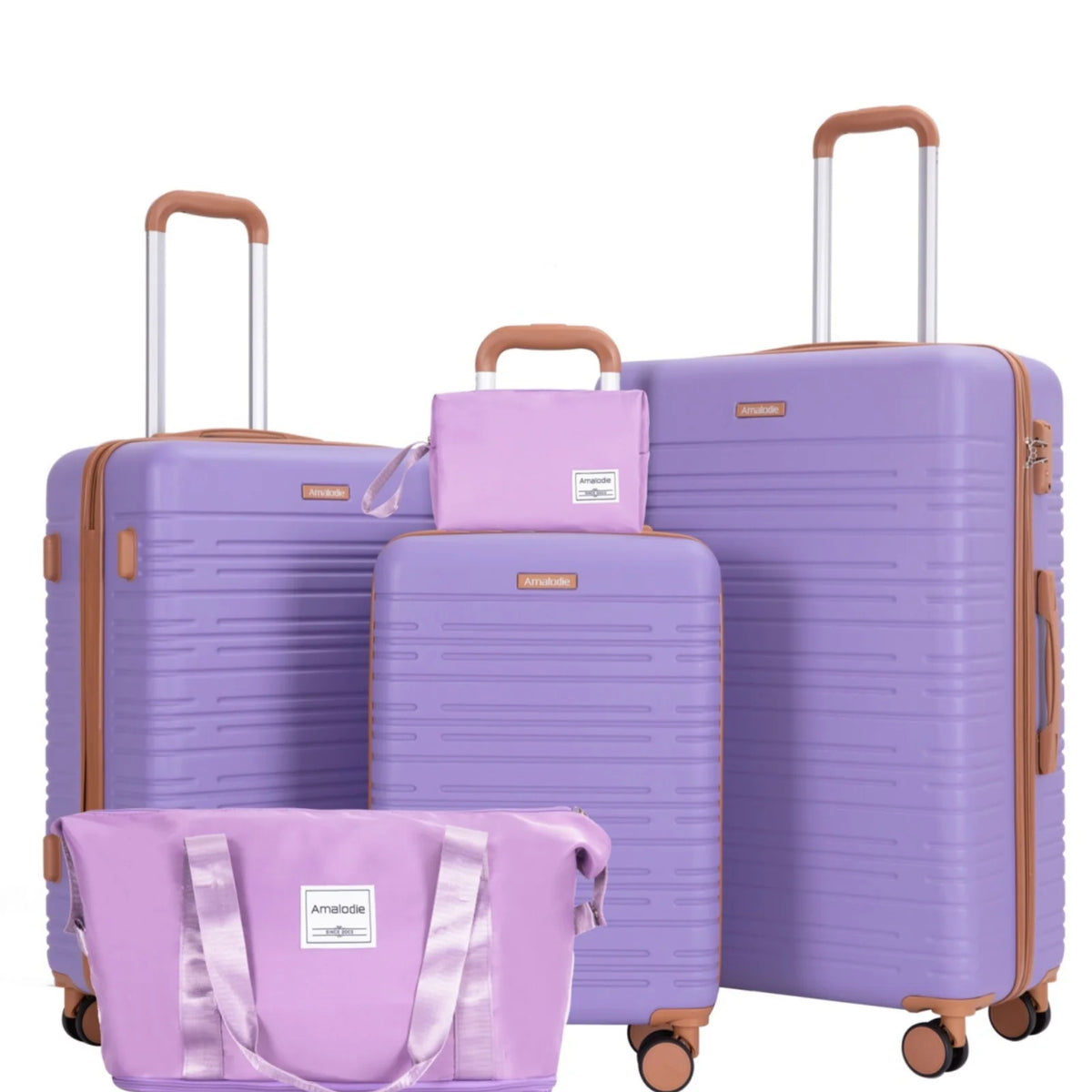 Travelhouse ABS Hard Case Spinner Luggage Set With TSA Lock