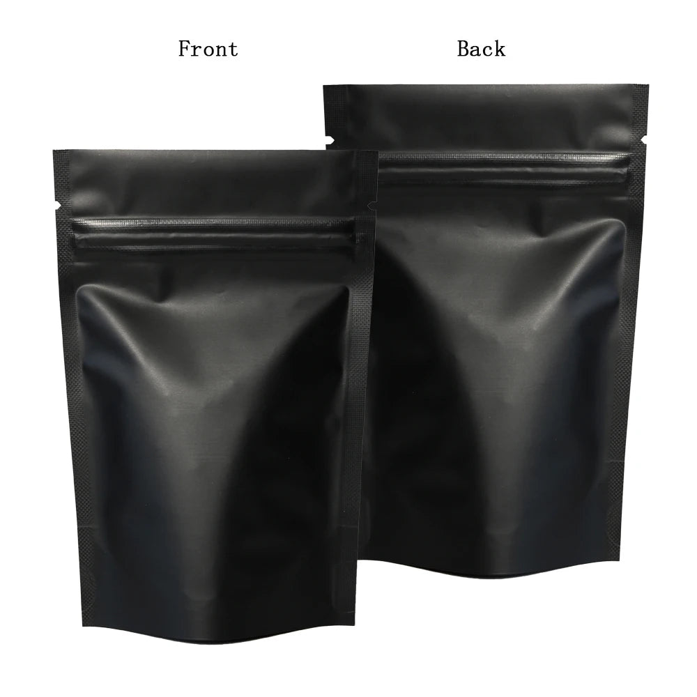 VoluPack 100 Stand Up Mylar Bags Resealable Aluminum Pouches