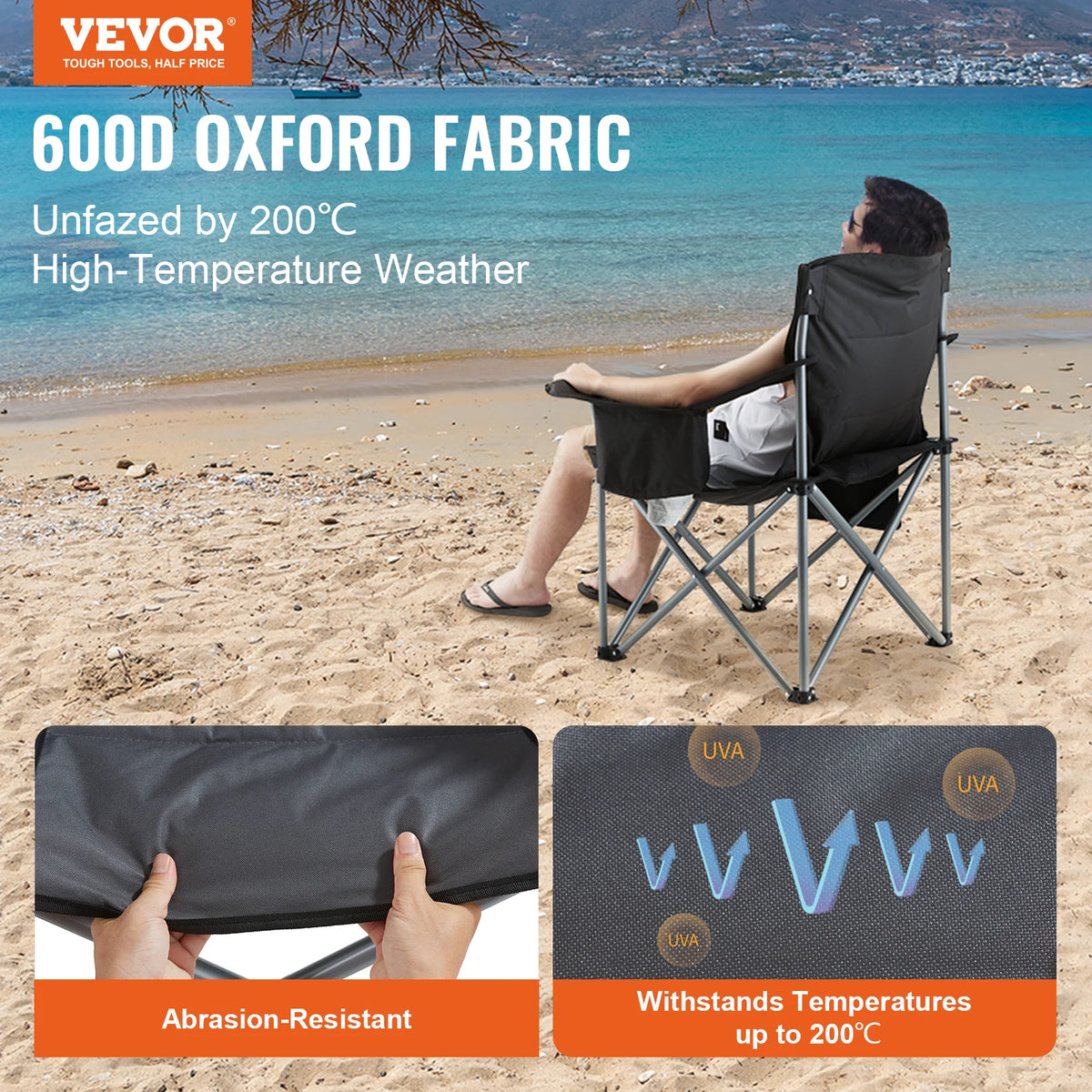SucceBuy Portable Folding Camping Chair for Hiking and Outdoor Travel