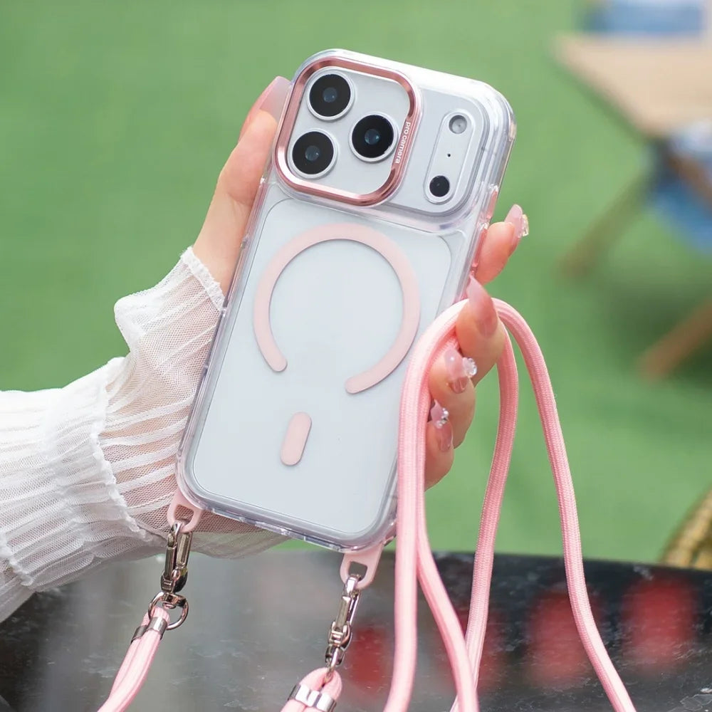 MagSafe Necklace Strap For Clear Case Phone Lanyard