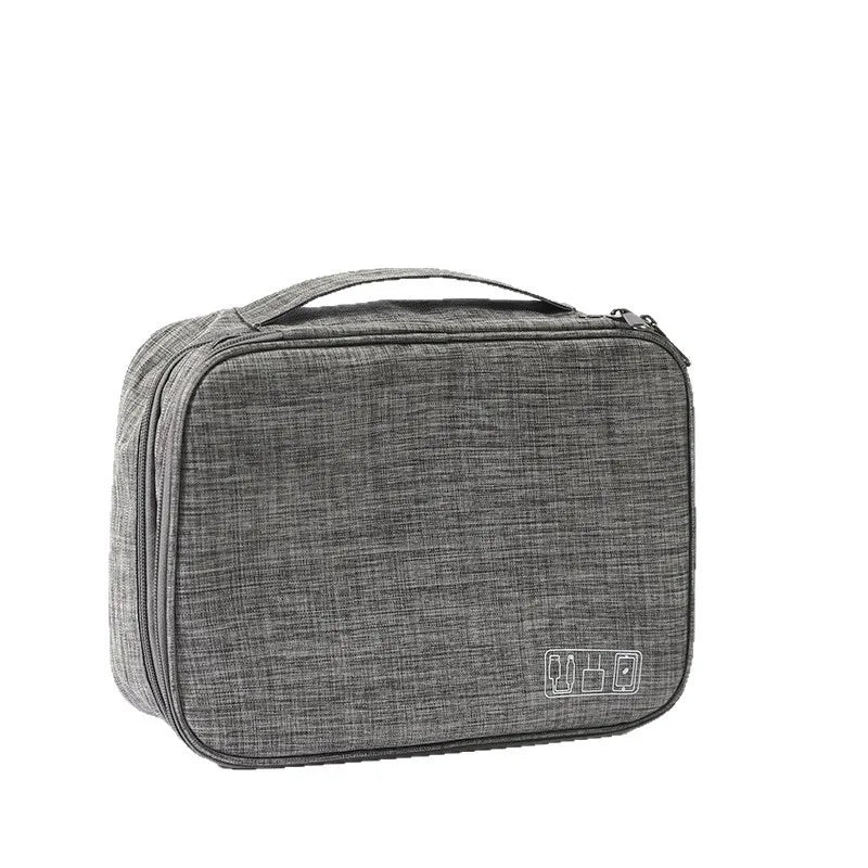 Portable Multi Layer Digital Storage Bag Cable Organizer for Travel
