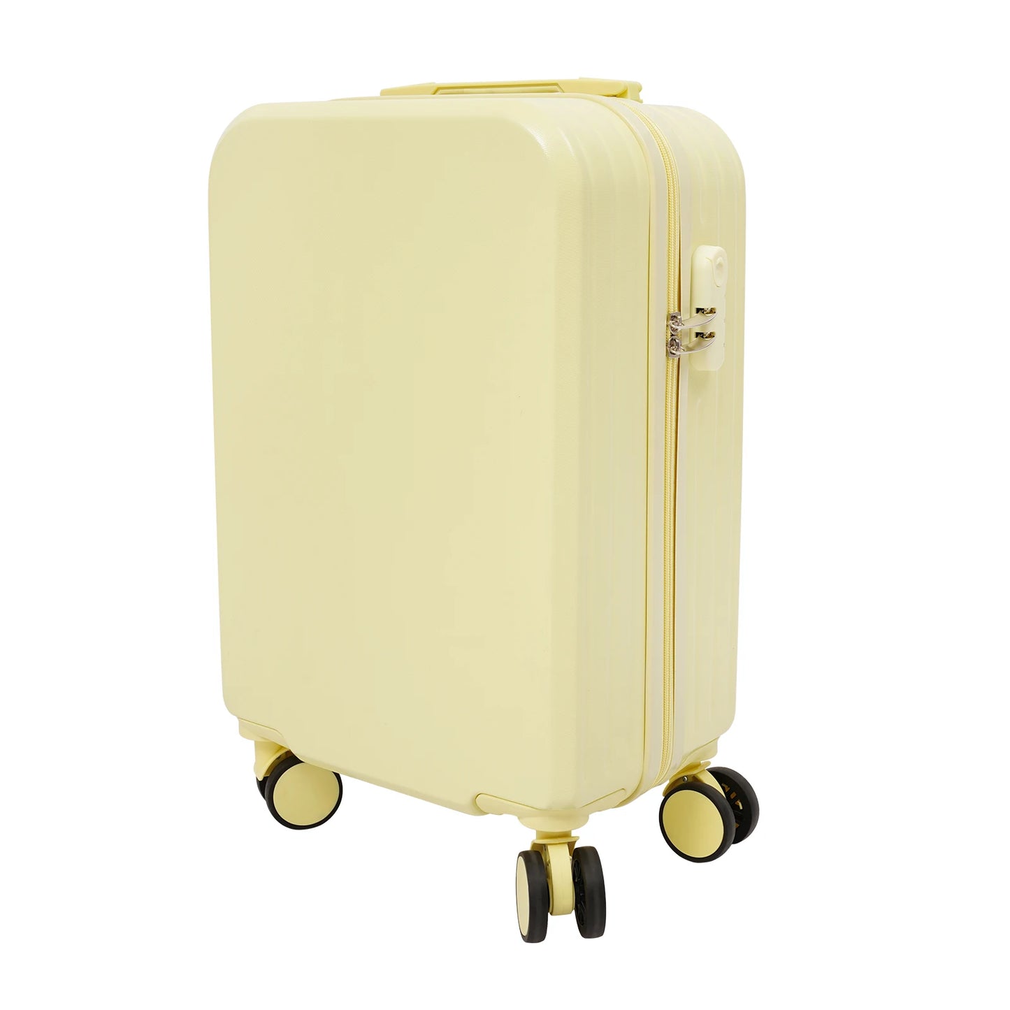 Bymaocar Business Carry On Luggage With ABS PVC Spinner Wheels 3 Digit Lock
