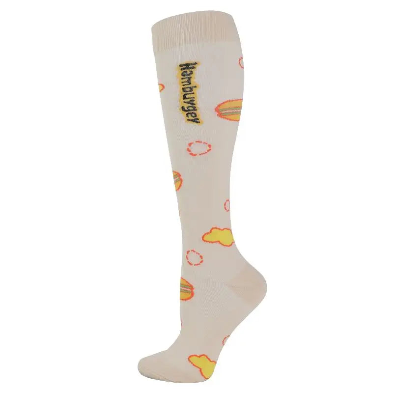 Unisex Breathable Compression Socks for Running and Everyday Wear