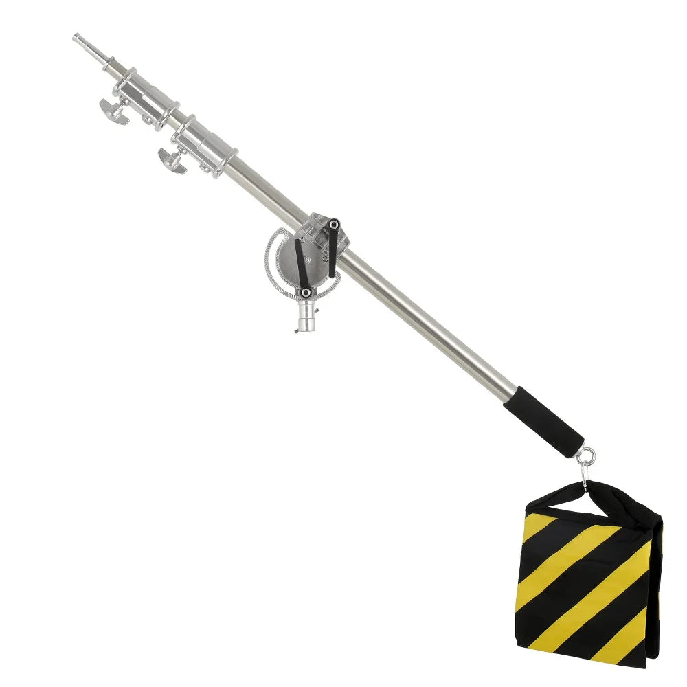 SH Photography C Stand Tripod With Boom Arm Grip Head