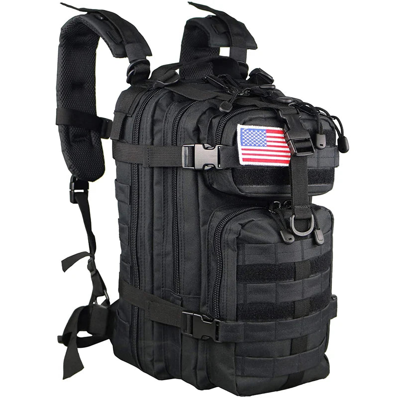 LQARMY Tactical Molle Backpack for Hiking Camping Outdoor Adventures