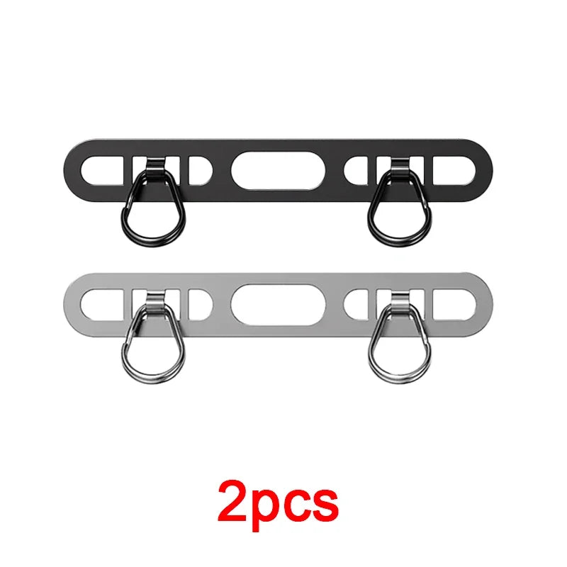 1pcs Stainless Steel Mobile Phone Lanyard Patch Side Hanging Clip Double Buckle Phone Straps Gasket Metal Connect Piece for