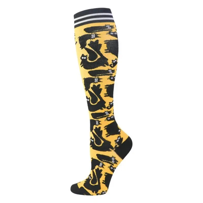 Unisex Breathable Compression Socks for Running and Everyday Wear