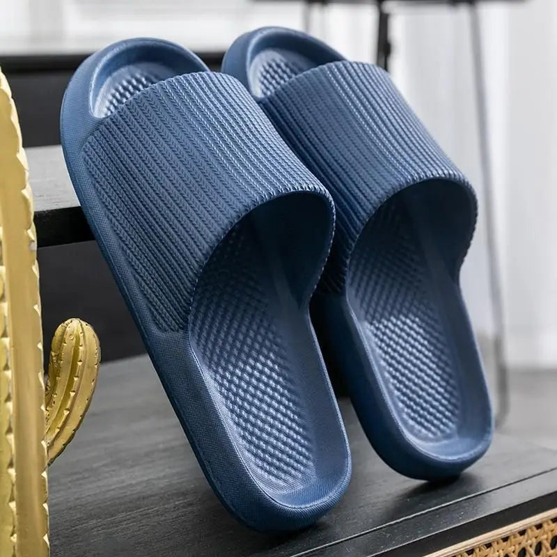 KSJXMY Platform Slippers Women EVA Non-Slip Indoor Slides
