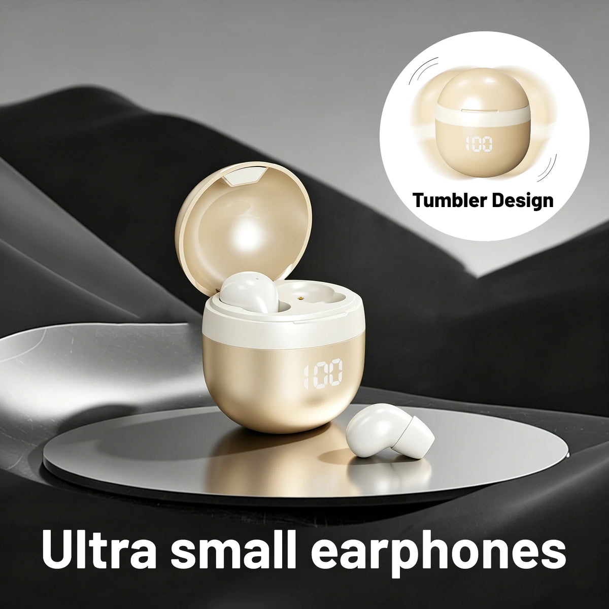SHUKE Bluetooth Sleep Earbuds With Noise Cancellation And HiFi Sound