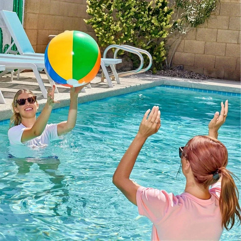 Joyfy 4 Pack Inflatable Beach Balls Outdoor Pool Party Toys