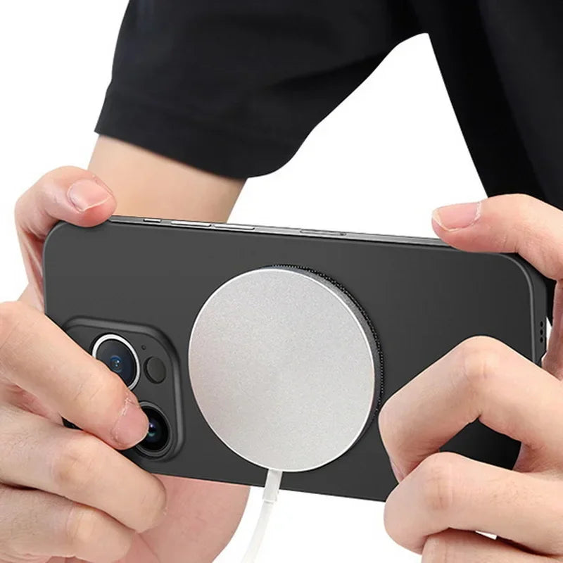 Ultra Thin Magnetic Frameless PC Case with MagSafe for Galaxy