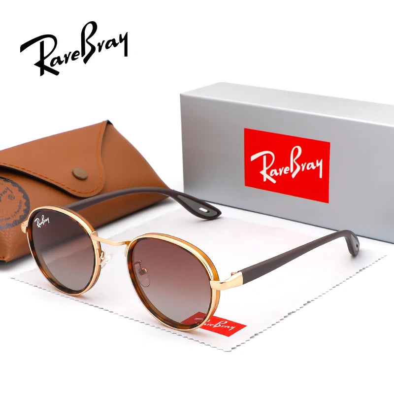 RareBray Classic Round Frame Sunglasses UV400 Polarized Fashion Glasses High Quality Men/Women Driving Leisure Eyewear