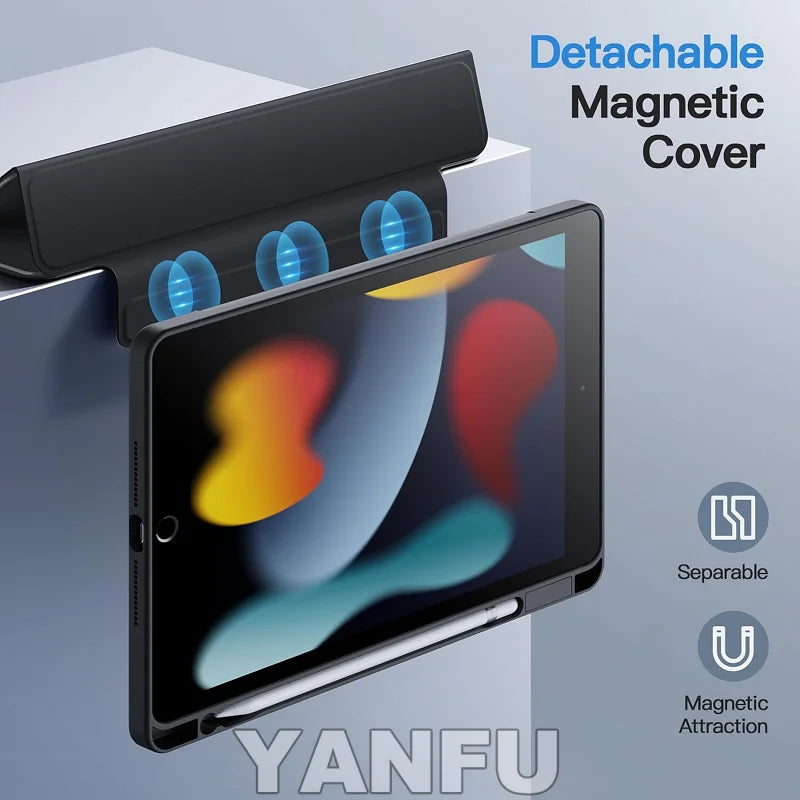 With Pencil Holder Case for Samsung Galaxy Tab S11 11 Detachable Cover Samsung Galaxy Tab A11 + Plus 11 A9 Plus 11" 8.7 Magnetic