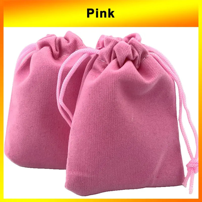 5/10Pcs Velvet Drawstring Bags Cloth Gift Bag Velvet Storage Pouch Velour Favors For Jewelry Wedding Party Candy Bag 5x7-15x20cm