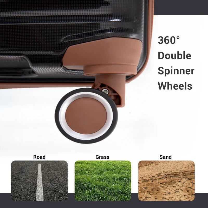Travelhouse Luggage Sets With Spinner Wheels And TSA Lock Hardcase