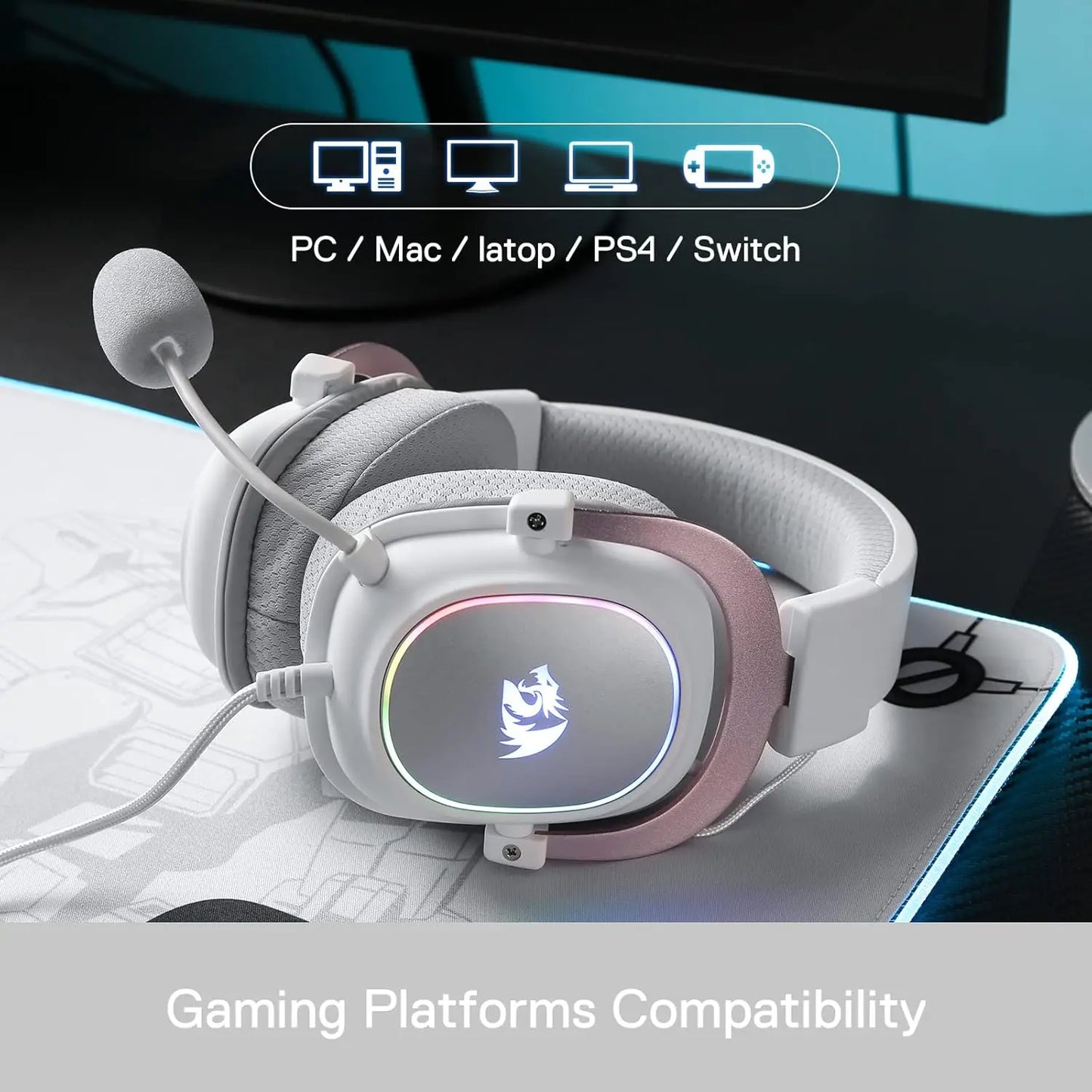 Redragon H510 Zeus-X RGB Wired Gaming Headset 7.1 Surround Sound