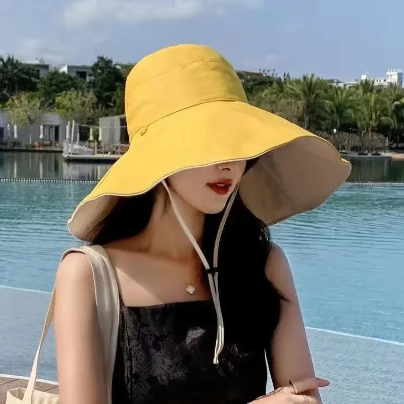 Wide Brim UPF 50 Sun Hat For Women Travel Protection