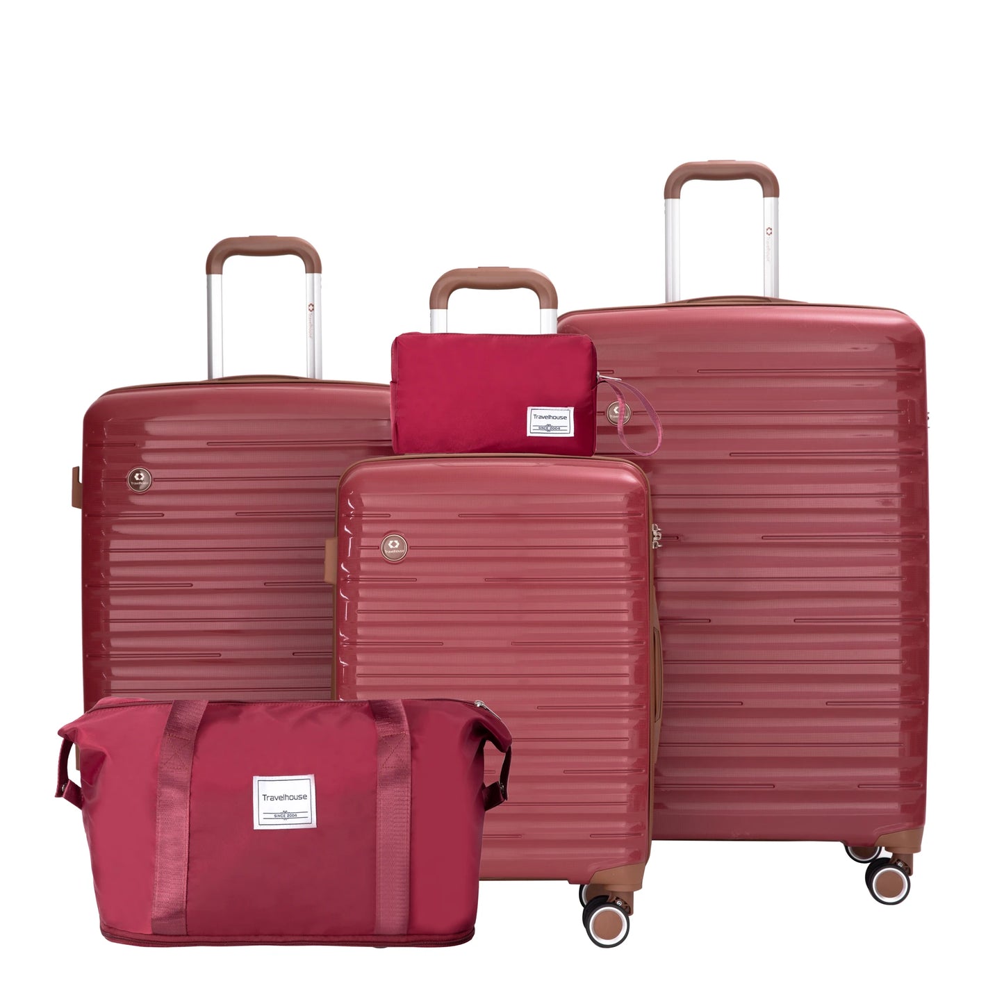 Travelhouse Luggage Sets With Spinner Wheels And TSA Lock Hardcase
